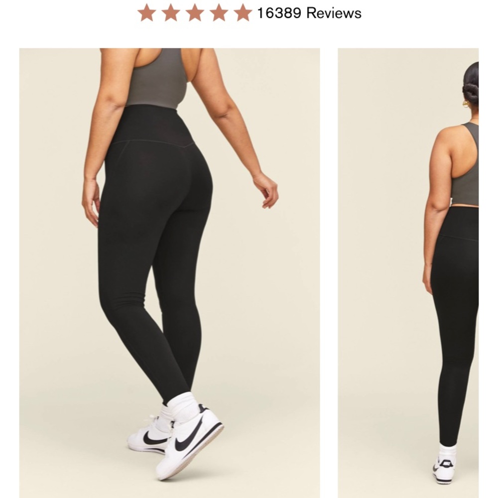 Girlfriend Collective compression black leggings